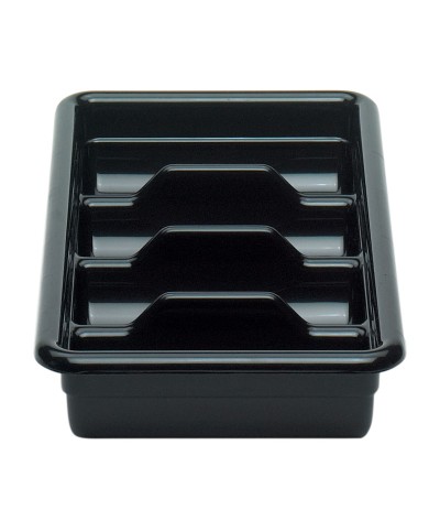 Cambro - 1120CBR-110 / Recipiente para cubiertos con 4 compartimentos de Regal - (52 x 28,9 x 9,5 cm)