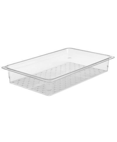Cambro - 13CLRCW-135 / Recipiente colador de policarbonato GN 1/1 - (32,5 x 53 x 7,6 cm)