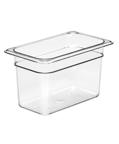 Cambro - 46CW-110 / Recipiente de policarbonato GN 1/4 - (16,2 x 26,5 x 15 cm) - (3,7 litros)