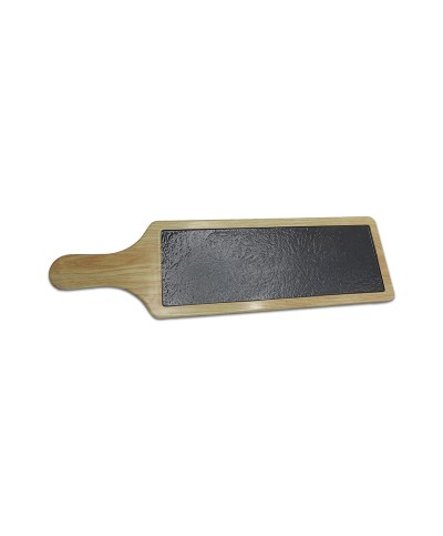 Adrier - TTRPRC2-WS/Colección TOFU&KALE - Tabla rectangular de presentación (35 x 13 cm) (+ 10 cm de asa)