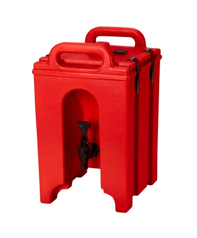 CAMBRO - 100LCD-158/Contenedor Isotérmico  para líquidos (5 L) Serie Camtainer - (29 x 26,5 x 44 cm)  - Rojo ardiente