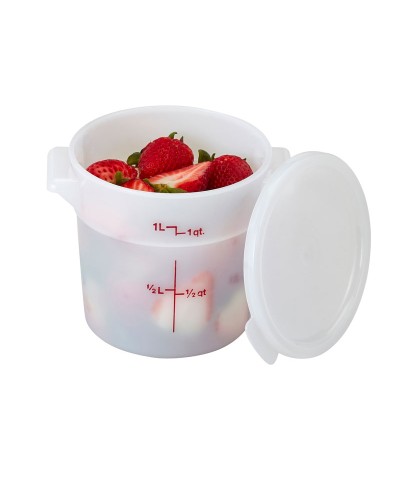 Cambro - RFSC1-148 / Tapa para recipiente redondo polietileno de 0,9 l. - (15,4 cm de Ø)