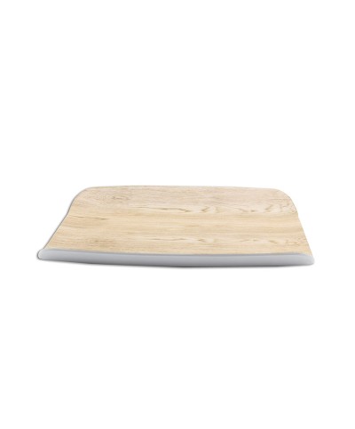 Adrier - TTWT3226-WW / Colección KAYAK - Bandeja rectangular GN con bordes elevados (tamaño 1/4) - 26 x 16 x 4 cm