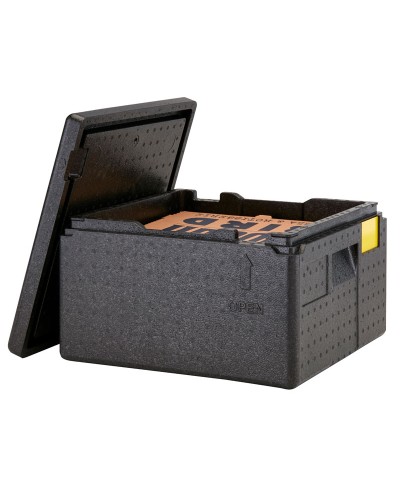 Cambro - EPPZ35175-110 / Contenedor EPP Cam GoBox - Portapizzas  - 41 x 41 x 24,9 cm (M.Ext) - 35 x 35 x 17,5 cm (M.Int)