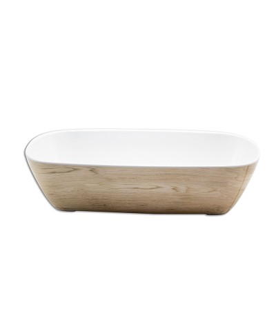 Adrier - TTRB3217-WW / Colección KAYAK - Ensaladera rectangular GN (tamaño 1/4) - 26,3 x 15,5 x 8,3 cm