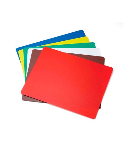Tabla de cortar - flexible en colores surtidos 1,4 mm espesor - 30 x 46 mm