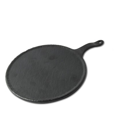 Adrier - RNDPH2738-MBK / Colección TERRAL - Tabla redonda grande - 27 cm Ø (+10 cm de asa)