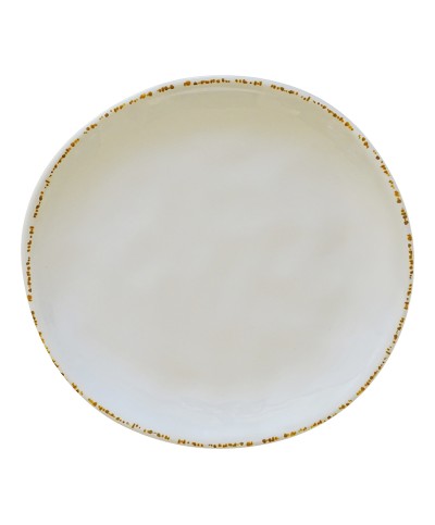 Adrier - MORP26-BEI / Colección DUNE - Plato redondo - 26,4 cm Ø x 2 cm alto