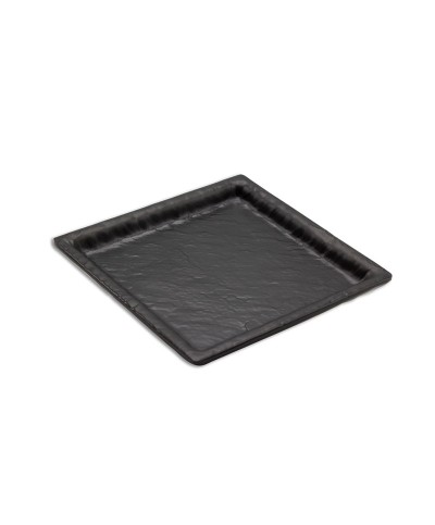 Adrier - SQP1717-MBK / Colección TERRAL - Plato cuadrado - (17 x 17 x 2 cm)