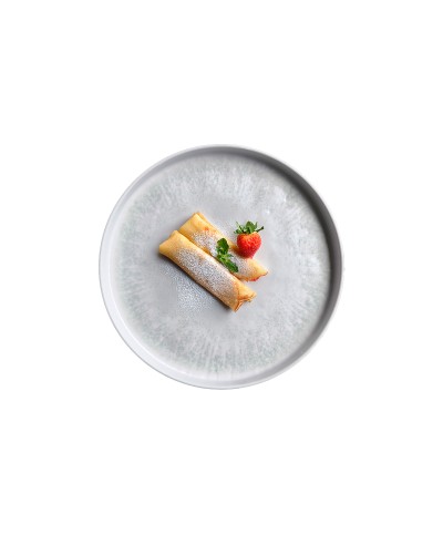 Adrier - RPSE180-BRU / Colección BRUMA - Plato redondo c/borde recto - 18 cm x 2,5 cm alto