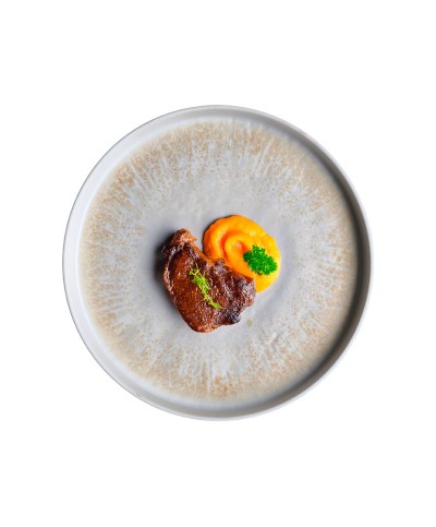 Adrier - RPSE305-GIN / Colección GINGER - Plato redondo c/borde recto - 30,5 cm x 2,5 cm alto