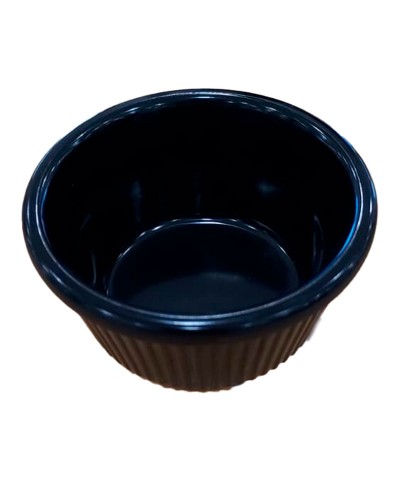 Adrier - MRF3-BK / Colección RAMEKINES - Ramekin acanalado 90 ml - 8 x 8 x 4 cm
