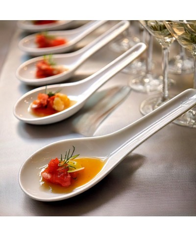 Adrier - MSS01-WH / Cuchara degustación - 6 x 4,5 cm + 8 cm de asa