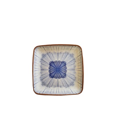 Adrier - CHSP22-CB / Colección CHAMBAO - Plato cuadrado mediano - 22,5 x 22,5 x 2 cm