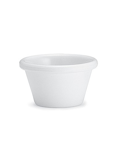 Adrier - MRP1-WH / Colección RAMEKINES - Ramekin liso 44 ml - 6.3 x 6.3 x 3.7 cm