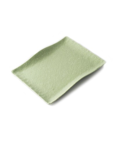Adrier - RCTP2719-AVC / Colección TERRAL - Plato rectangular mediano con borde ondeado - (27 x 19 x 3,5 cm)