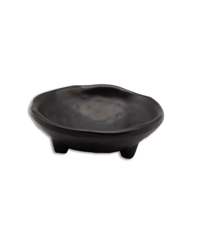 Adrier - SRNDD9-MBK / Colección TERRAL - Cuenco mini redondo con apoyo - 9 cm de Ø x 3 cm de alto