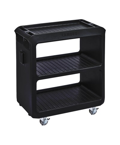 Cambro - SC225S-111 / Carro de Servicio robusto ( 4 ruedas giratorias con freno) - (79,4 x 45,7 x 86,4 cm) - Negro