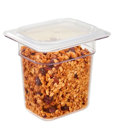 Cambro - 86CW-135 / Recipiente de policarbonato GN 1/8 - (16,2 x 13,2 x 15 cm) - (1,46 litros)