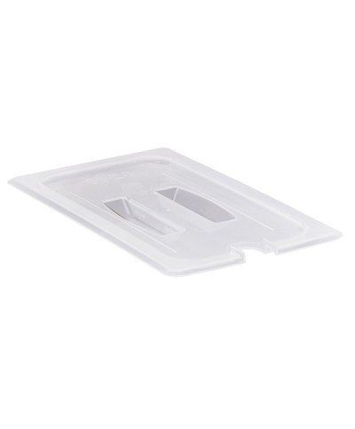Cambro - 30PPCHN-190 / Tapa de polipropileno con muesca y asa GN 1/3 - (17,6 x 32,5 cm)