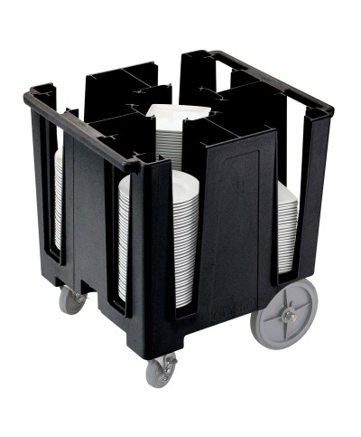 Cambro - DCS950-110 / Carro Versa para platos redondos de 21,3 a 24,1 cm y cuadrados de 18,4 a 20,5 cm - (78 x 69 x 81 cm)