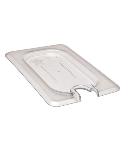 Cambro - 90CWCN-135 / Tapa con muesca de policarbonato GN 1/9 - (10,8 x 17,6 cm)