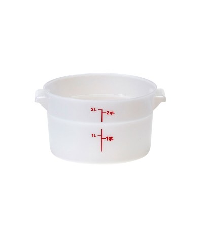 Cambro - RFS2-148 / Recipiente redondo de polietileno - (20,8 cm de Ø) - (profundidad: 11,1 cm) - (1,9 litros)