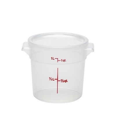 Cambro - RFSC1PP-190 / Tapa para recipiente redondo polipropileno de 0,9 l. - (15,4 cm de Ø)