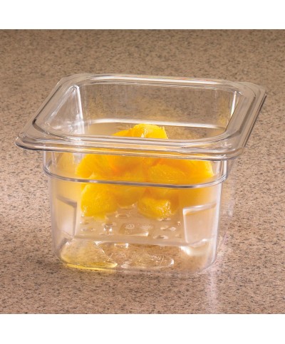 Cambro - 63CLRCW-135 / Recipiente colador de policarbonato GN 1/6 - (16,2 x 17,6 x 7,6 cm)