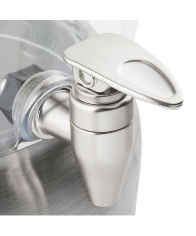 Dispensador acero y tritan 27,5 x 27,5 x 50 cm - 9,5 L Incluye Infusor