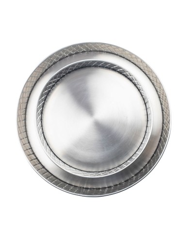 Bandeja redonda - 20,6 Ø x 3,8 cm