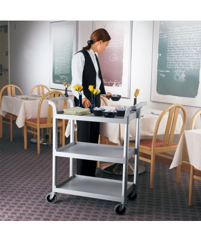 Cambro - BC331KD-480 / Carro de servicio ligero Serie KD con baldas de 62 x 40 cm - (96,5 x 41 x 83,5 cm)