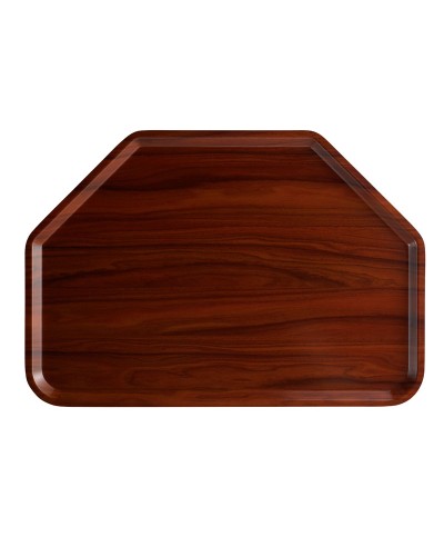 Bandeja trapezoidal laminada de superficie lisa 32 x 47 cm
