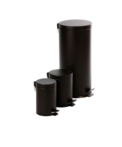 Probbax - SO-6005-MBLA / Papelera de pedal - 20,3 cm Ø x 28,4 cm alto - 5 L