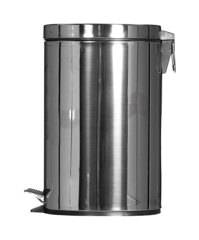 Probbax - SO-6020-MSSTL / Papelera de pedal - 29,2 cm Ø x 44,5 cm alto - 20 L