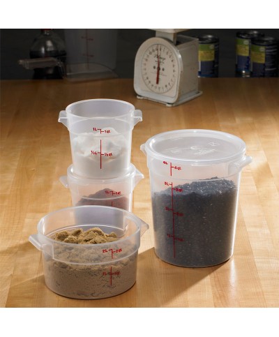 Cambro - RFS2PP-190 / Recipiente redondo de polipropileno - (20,8 cm de Ø) - (profundidad: 11,1 cm) - (1,9 litros)