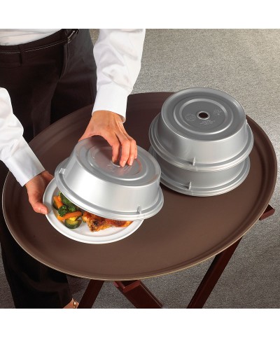 Bandeja ovalada de superficie antideslizante - perfil bajo - 49 x 59 cm