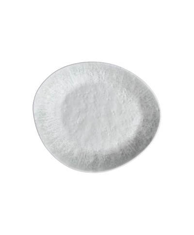 Adrier - OP2622-BRU / Colección BRUMA - Plato ovalado - 26,8 x 22,8 cm x 3 cm alto