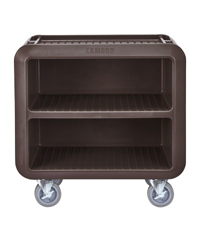 Cambro - SC230S-615 / Carro de Servicio robusto (4 ruedas giratorias con freno) - ( 95,3 x 55,9 x 94,6 cm) - Castaño