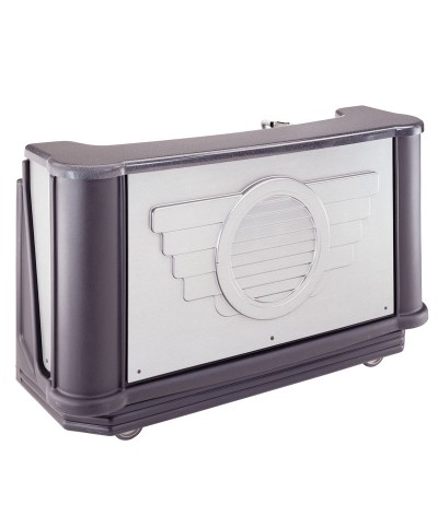 Bar portátil sistema completo con equipo pre-mezcla - Decorado Diseñador - 197,2 x 72,4 x 120,7 cm  