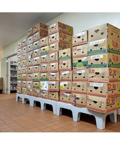 Cambro - DRS48-480 / Banquillo de almacenaje con superficie lisa - (52 x 122 x 30 cm)