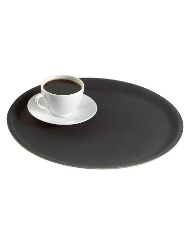 Bandeja Corfú redonda laminada de superficie antideslizante 32 cm Ø