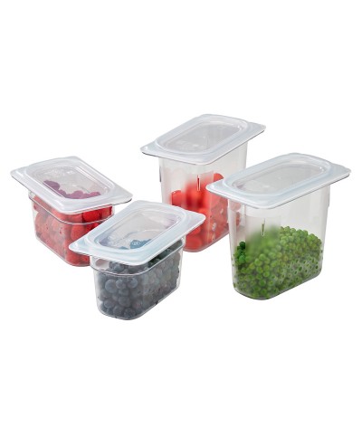Cambro - 90PPCWSC-190 / Tapa de polipropileno hermética GN 1/9 - (10,8 x 17,6 cm)