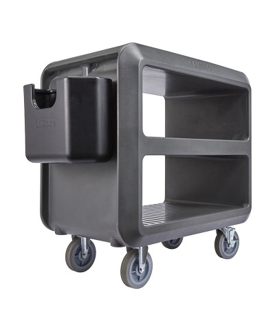 Cambro - QCSB-110 / Accesorio de cubiertos para el carro PRO (17,8 x 40,6 x 30,9 cm) - Negro