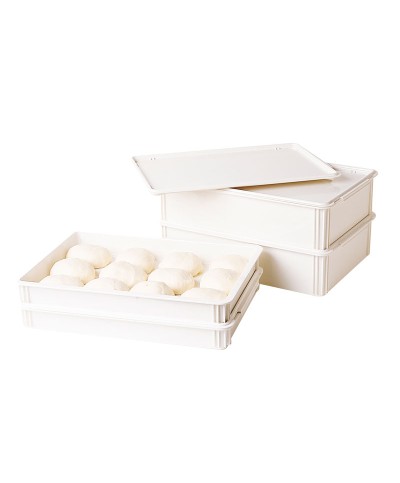 Cambro - DB18263CW-148 / Cajas para masa de pizza - (66 x 46 x 7,6 cm)