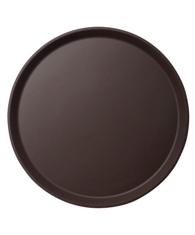 Bandeja redonda de superficie antideslizante - perfil alto 23 cm Ø