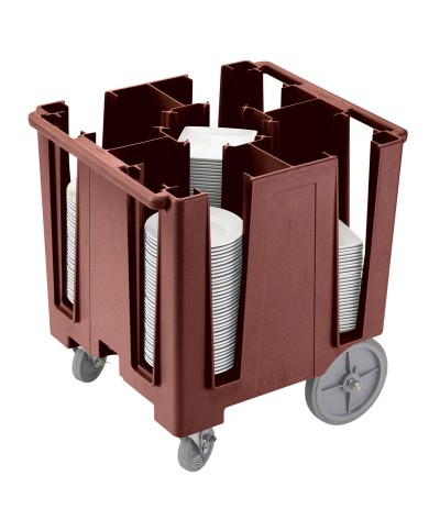 Cambro - DCS950-131 / Carro Versa para platos redondos de 21,3 a 24,1 cm y cuadrados de 18,4 a 20,5 cm - (78 x 69 x 81 cm)