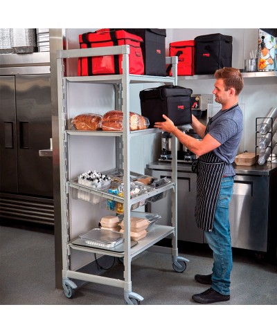 Cambro - GBD101011-110 / Bolsa de entrega y catering  plegable de tamaño pequeño  - (25,5 x 25,5 x 28 cm)