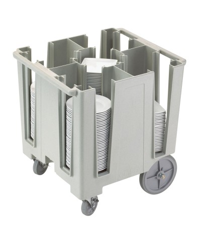 Cambro - DCS950-480 / Carro Versa para platos redondos de 21,3 a 24,1 cm y cuadrados de 18,4 a 20,5 cm - (78 x 69 x 81 cm)