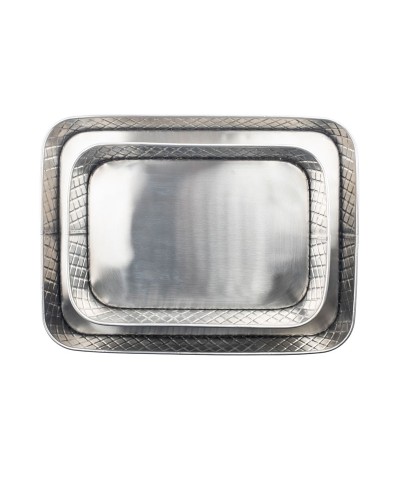 Bandeja rectangular - 24,1 x 16,5 x 3,8 cm